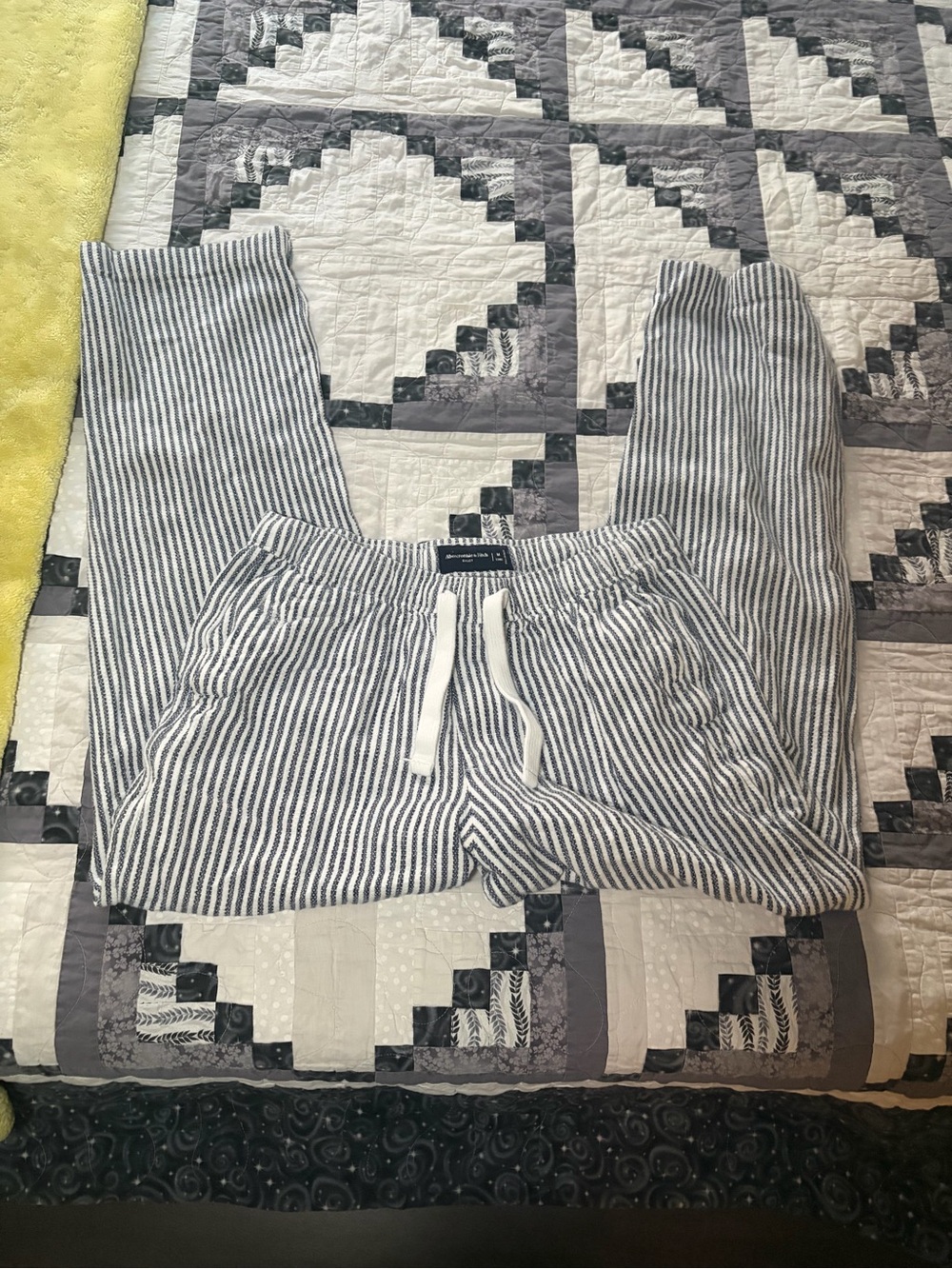 Baggy cotton pull on pants (LONG)